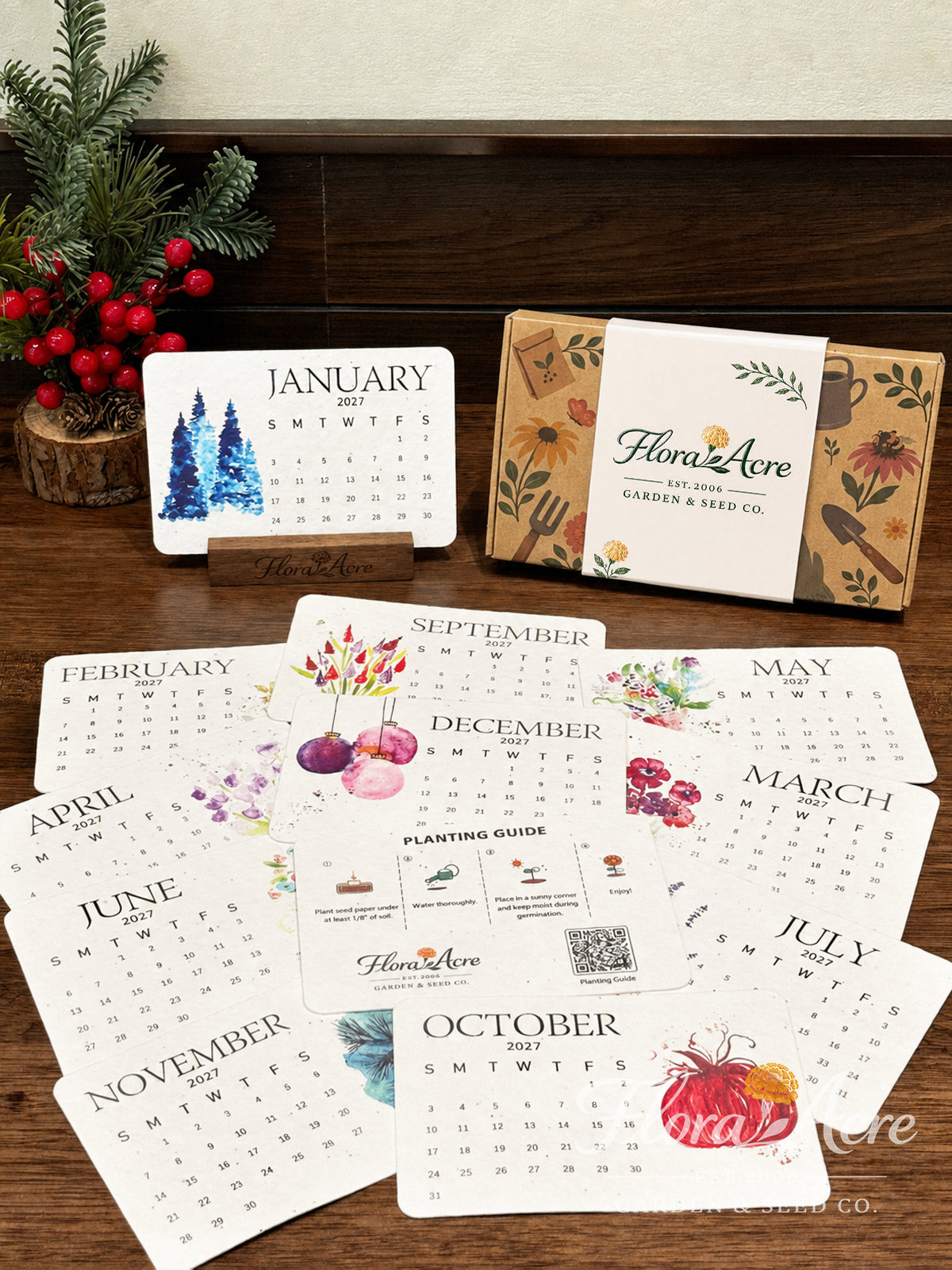 ✨Labor Day Pre-Sale 45% OFF🌱Eco-Friendly Plantable Timeless Seed Calendar 2027