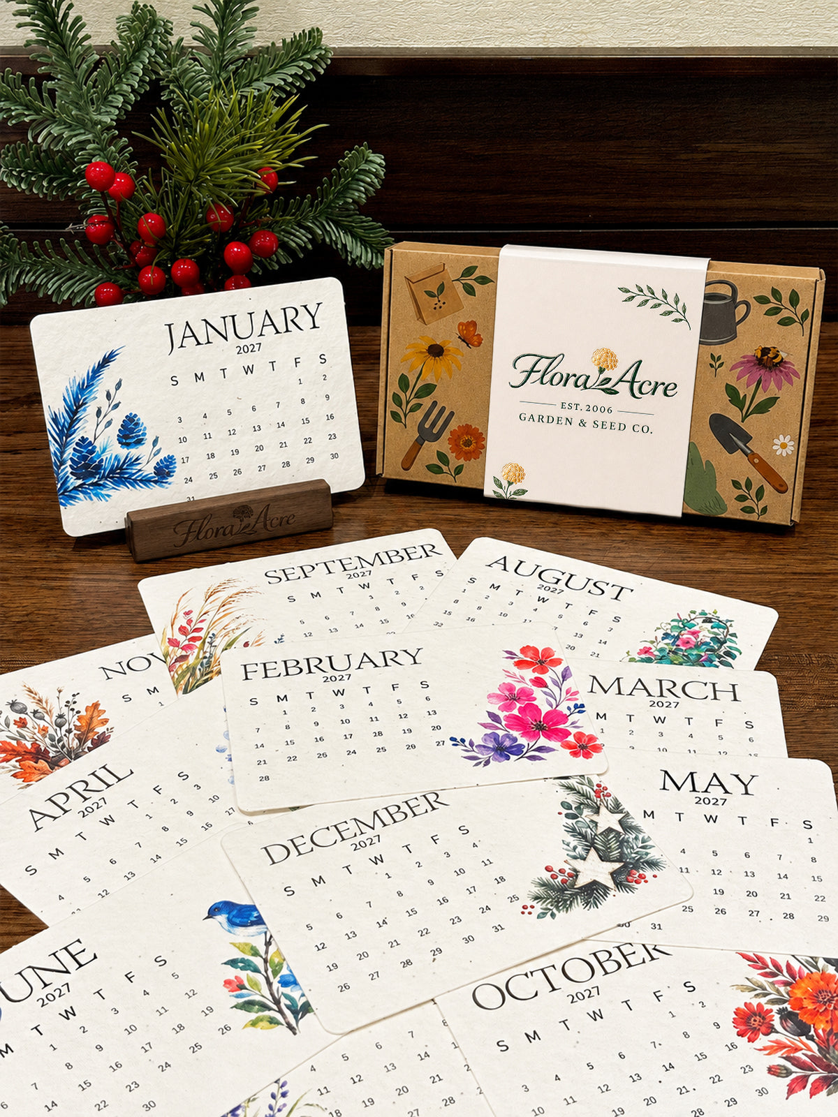 ✨Labor Day Pre-Sale 45% OFF🌱Eco-Friendly Plantable Verdance Seed Calendar 2027