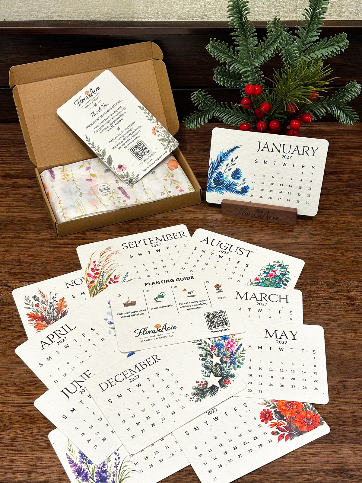 ✨Labor Day Pre-Sale 45% OFF🌱Eco-Friendly Plantable Verdance Seed Calendar 2027