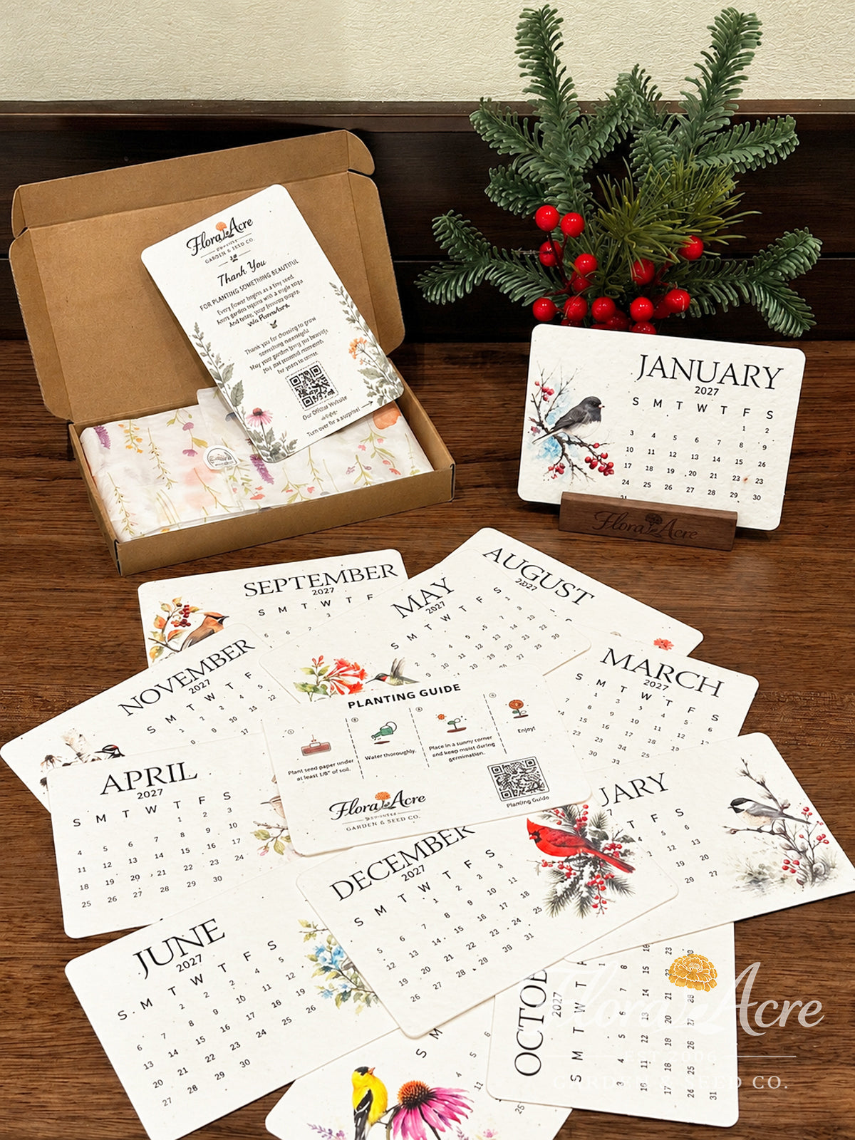 ✨Labor Day Pre-Sale 45% OFF🌱Eco-Friendly Plantable Songbird Seed Calendar 2027