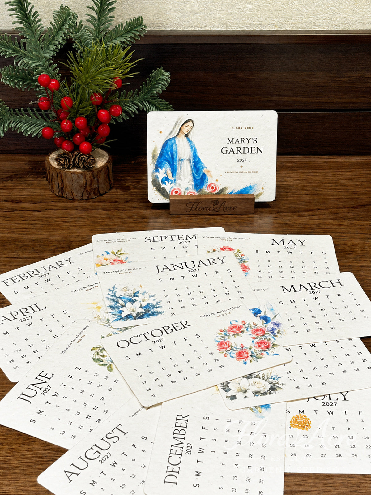 ✨Labor Day Pre-Sale 45% OFF🌱Eco-Friendly Plantable Grace Seed Calendar 2027