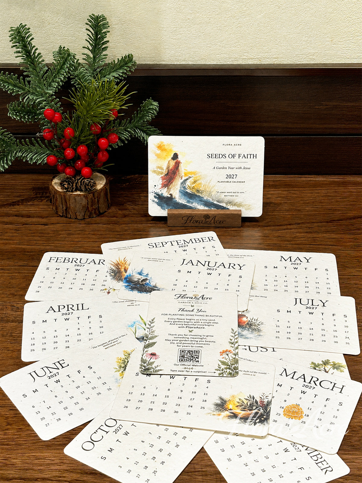 ✨Labor Day Pre-Sale 45% OFF🌱Eco-Friendly Plantable Faith Seed Calendar 2027