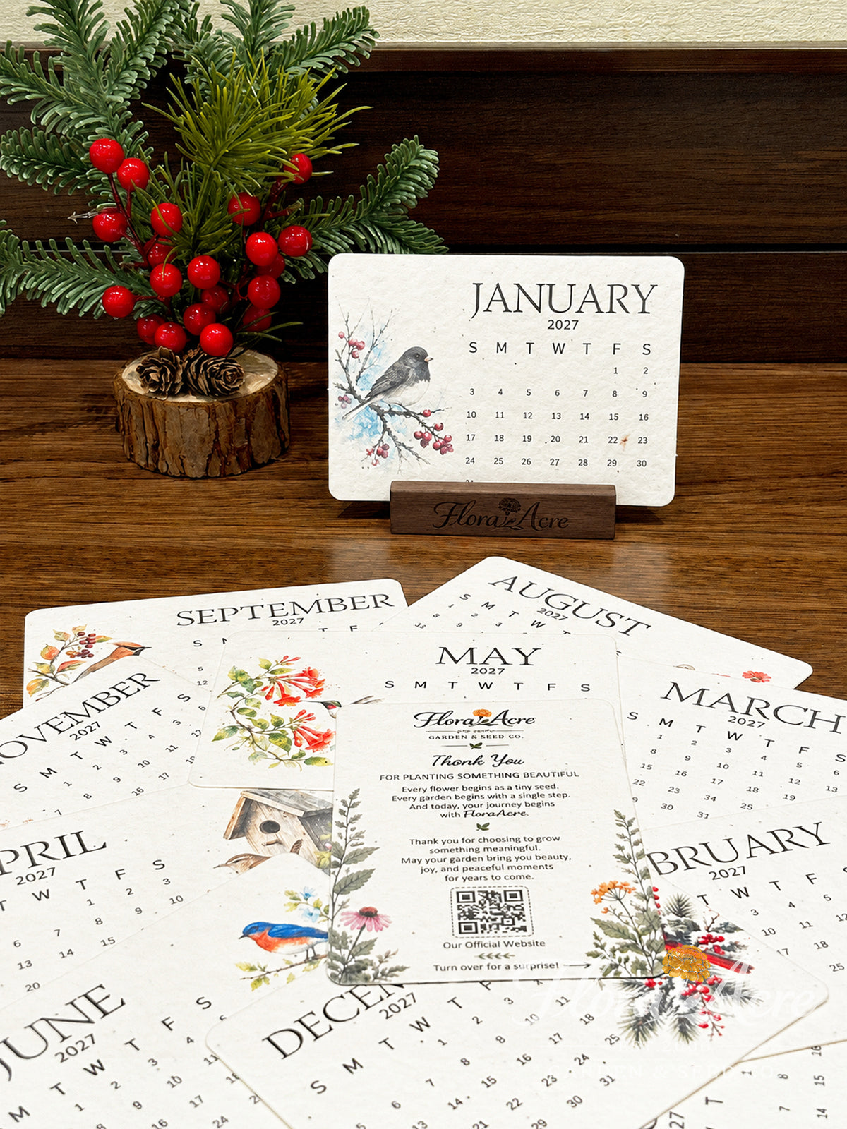 ✨Labor Day Pre-Sale 45% OFF🌱Eco-Friendly Plantable Songbird Seed Calendar 2027