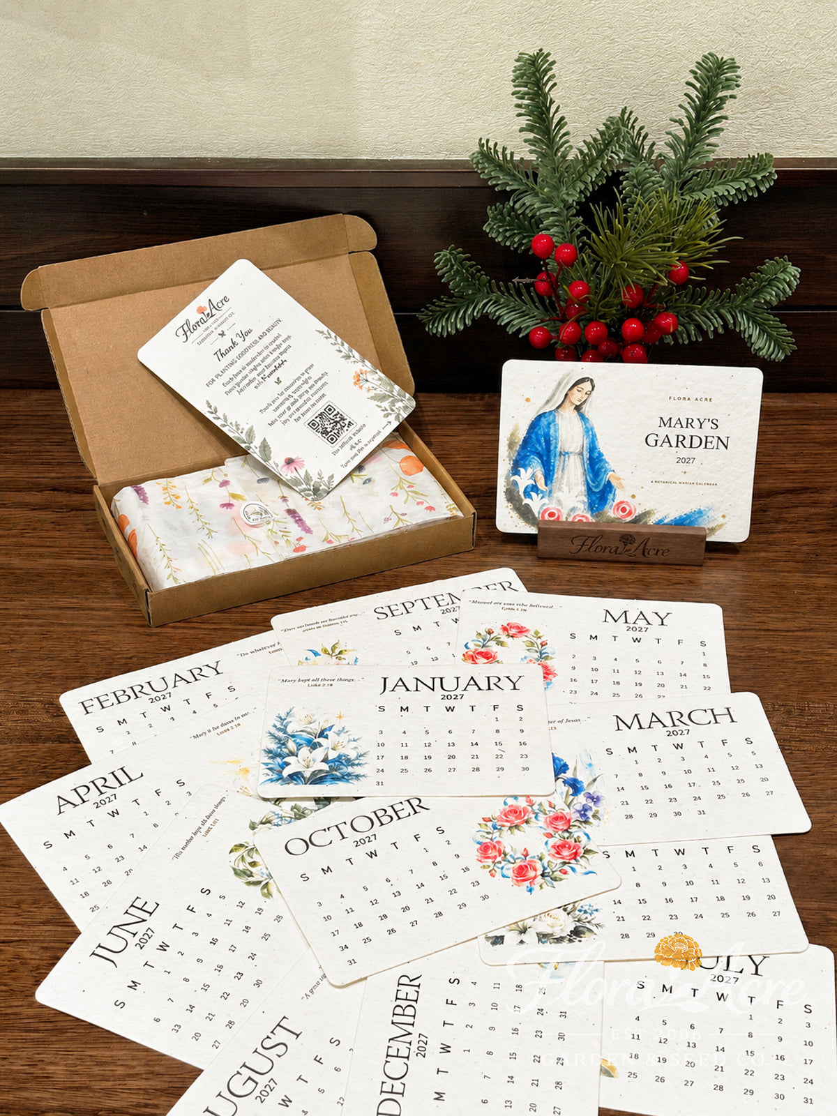 ✨Labor Day Pre-Sale 45% OFF🌱Eco-Friendly Plantable Grace Seed Calendar 2027