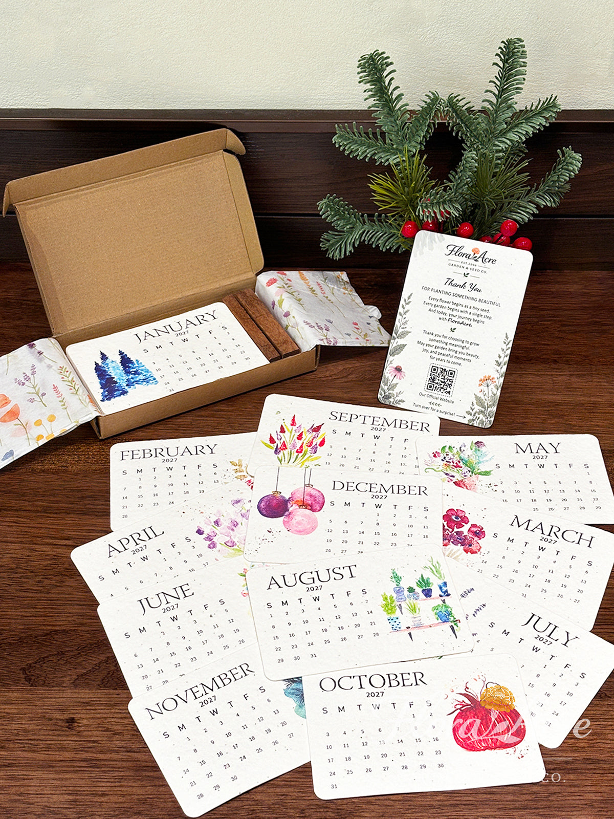✨Labor Day Pre-Sale 45% OFF🌱Eco-Friendly Plantable Timeless Seed Calendar 2027