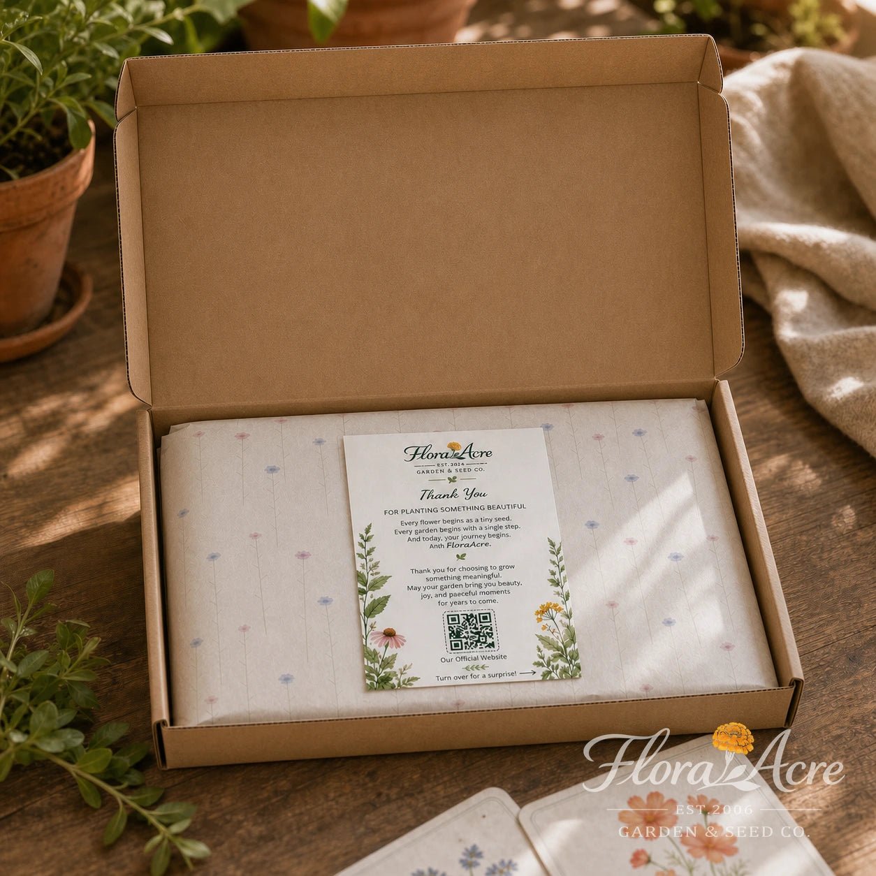 Flora Acre — 12 Plantable Seed Cards - Flora Acre